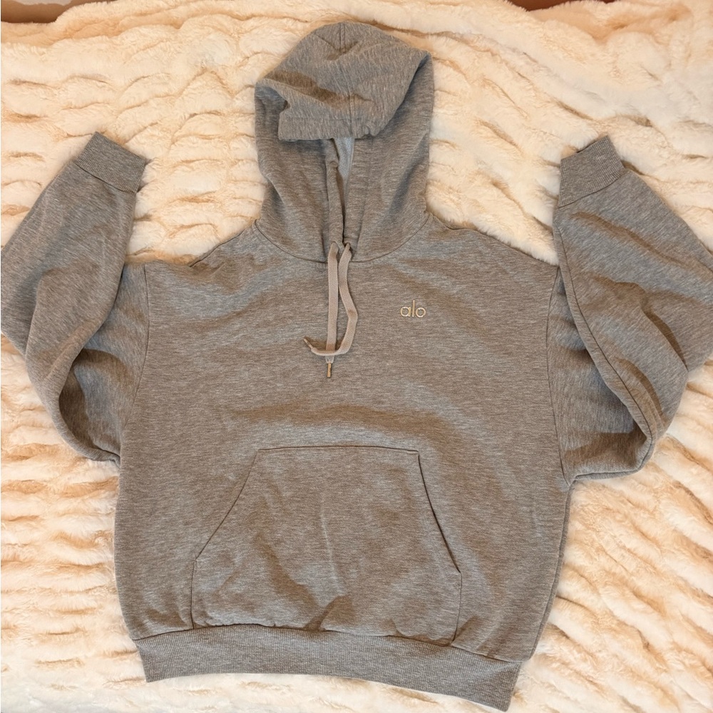 Alo Yoga Accolade Gray Hoodie